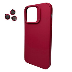 Чохол (накладка) Apple iPhone 15, Cosmic Silky Cam Protect, Deep Red, Червоний