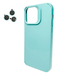 Чехол (накладка) Apple iPhone 15, Cosmic Silky Cam Protect, Ice Blue, Голубой