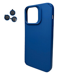Чохол (накладка) Apple iPhone 15 Pro, Cosmic Silky Cam Protect, Синій