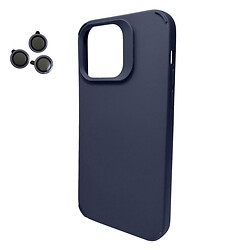 Чохол (накладка) Apple iPhone 15 Pro Max, Cosmic Silky Cam Protect, Deep Blue, Синій