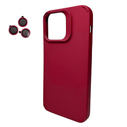 Чохол (накладка) Apple iPhone 15 Pro Max, Cosmic Silky Cam Protect, Deep Red, Червоний