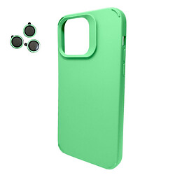 Чехол (накладка) Apple iPhone 15 Pro Max, Cosmic Silky Cam Protect, Зеленый