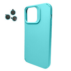 Чохол (накладка) Apple iPhone 15 Pro Max, Cosmic Silky Cam Protect, Ocean Blue, Бірюзовий