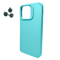 Чохол (накладка) Apple iPhone 15 Pro, Cosmic Silky Cam Protect, Ocean Blue, Бірюзовий