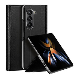 Чохол книжка) Samsung F946 Galaxy Z Fold 5, Dux Ducis Bril, Чорний