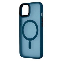 Чохол (накладка) Apple iPhone 14, Cosmic Magnetic Color, MagSafe, Синій