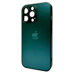 Чехол (накладка) Apple iPhone 11 Pro, AG-Glass Matt Frame Color Logo, Cangling Green, Зеленый