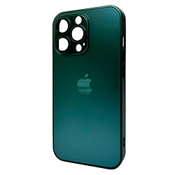 Чохол (накладка) Apple iPhone 11 Pro Max, AG-Glass Matt Frame Color Logo, Cangling Green, Зелений