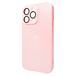 Чохол (накладка) Apple iPhone 13 Pro, AG-Glass Matt Frame Color Logo, Chanel Pink, Рожевий
