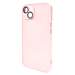 Чехол (накладка) Apple iPhone 14, AG-Glass Matt Frame Color Logo, Chanel Pink, Розовый