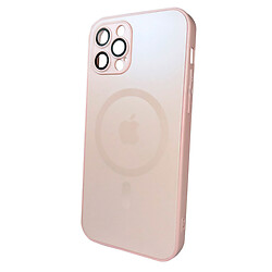 Чехол (накладка) Apple iPhone 13 Pro, AG-Glass Matt Frame Color Ring, MagSafe, Chanel Pink, Розовый