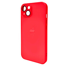 Чехол (накладка) Apple iPhone 12, AG-Glass Matt Frame Color Logo, Coke Red, Красный