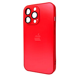 Чохол (накладка) Apple iPhone 13 Pro, AG-Glass Matt Frame Color Logo, Coke Red, Червоний