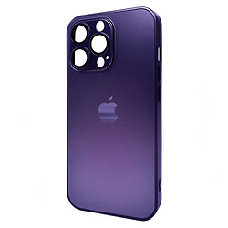 Чехол (накладка) Apple iPhone 11 Pro Max, AG-Glass Matt Frame Color Logo, Deep Purple, Фиолетовый