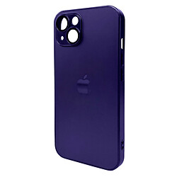 Чехол (накладка) Apple iPhone 14, AG-Glass Matt Frame Color Logo, Deep Purple, Фиолетовый