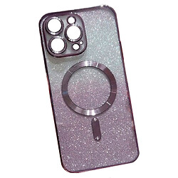 Чохол (накладка) Apple iPhone 15, Cosmic CD Shiny Magnetic, Deep Purple, MagSafe, Фіолетовий