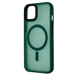 Чохол (накладка) Apple iPhone 13, Cosmic Magnetic Color, MagSafe, Зелений