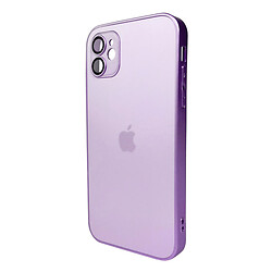 Чехол (накладка) Apple iPhone 11, AG-Glass Matt Frame Color Logo, Light Purple, Фиолетовый