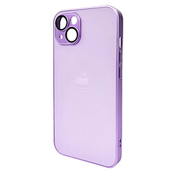 Чехол (накладка) Apple iPhone 12, AG-Glass Matt Frame Color Logo, Light Purple, Фиолетовый