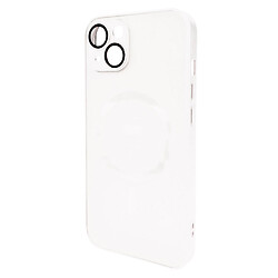 Чехол (накладка) Apple iPhone 13, AG-Glass Matt Frame Color Ring, MagSafe, Pearly White, Белый