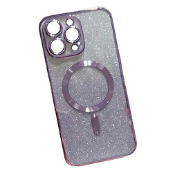 Чохол (накладка) Apple iPhone 15 Pro Max, Cosmic CD Shiny Magnetic, MagSafe, Фіолетовий