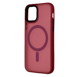 Чехол (накладка) Apple iPhone 11, Cosmic Magnetic Color, MagSafe, Красный