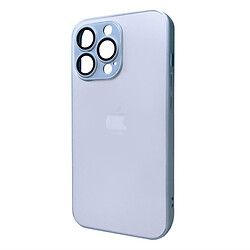 Чохол (накладка) Apple iPhone 12 Pro Max, AG-Glass Matt Frame Color Logo, Sierra Blue, Синій