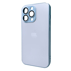 Чохол (накладка) Apple iPhone 13 Pro, AG-Glass Matt Frame Color Logo, Sierra Blue, Синій