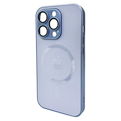 Чехол (накладка) Apple iPhone 12 Pro Max, AG-Glass Matt Frame Color Ring, MagSafe, Sierra Blue, Синий