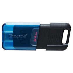 USB Flash Kingston DT 80M, 64 Гб., Чорний