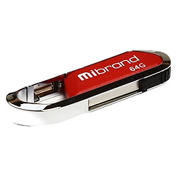 USB Flash Mibrand Aligator, 64 Гб., Красный