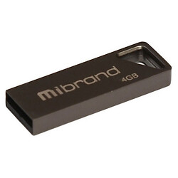 USB Flash Mibrand Stingray, 4 Гб., Сірий