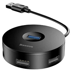 USB Hub Baseus round box, Черный