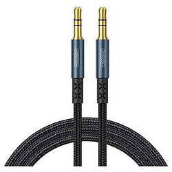 AUX кабель Joyroom SY-10A1, 3,5 мм., 1.0 м., Чорний