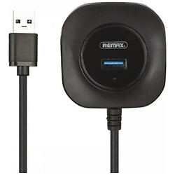 USB Hub Remax RU-U8 Fonye, USB, Чорний