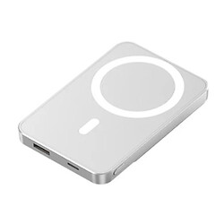 Портативная батарея (Power Bank) A77, 10000 mAh, Серебряный - № 2