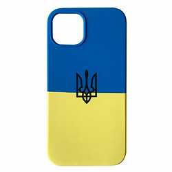 Чохол (накладка) Apple iPhone 15, Silicone Classic Case, Ukraine