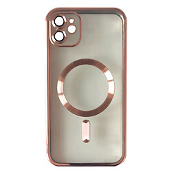 Чехол (накладка) Apple iPhone 11, FIBRA Chrome, Rose Gold, Розовый