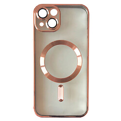 Чехол (накладка) Apple iPhone 14 Plus, FIBRA Chrome, Rose Gold, Розовый