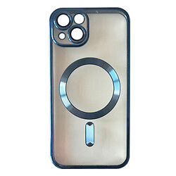 Чехол (накладка) Apple iPhone 15 Plus, FIBRA Chrome, Синий
