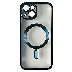Чохол (накладка) Apple iPhone 15 Plus, FIBRA Chrome, Titanium Blue, Синій