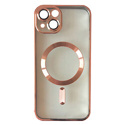 Чехол (накладка) Apple iPhone 15 Plus, FIBRA Chrome, Rose Gold, Розовый