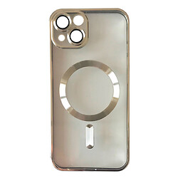Чехол (накладка) Apple iPhone 15 Plus, FIBRA Chrome, Серебряный