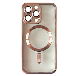 Чехол (накладка) Apple iPhone 15 Pro, FIBRA Chrome, Rose Gold, Розовый