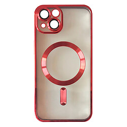 Чехол (накладка) Apple iPhone 15, FIBRA Chrome, Красный