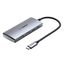 USB Hub Ugreen CM480, Сірий