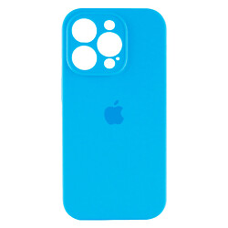 Чехол (накладка) Apple iPhone 15 Pro, Original Soft Case, Light Blue, Голубой