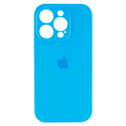 Чехол (накладка) Apple iPhone 15 Pro Max, Original Soft Case, Light Blue, Голубой