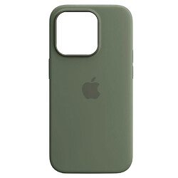 Чохол (накладка) Apple iPhone 14, Original Soft Case, MagSafe, Оливковий