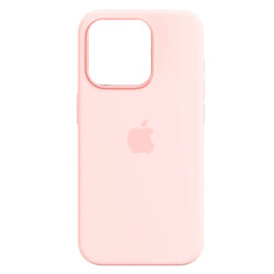 Чохол (накладка) Apple iPhone 15, Original Soft Case, MagSafe, Рожевий